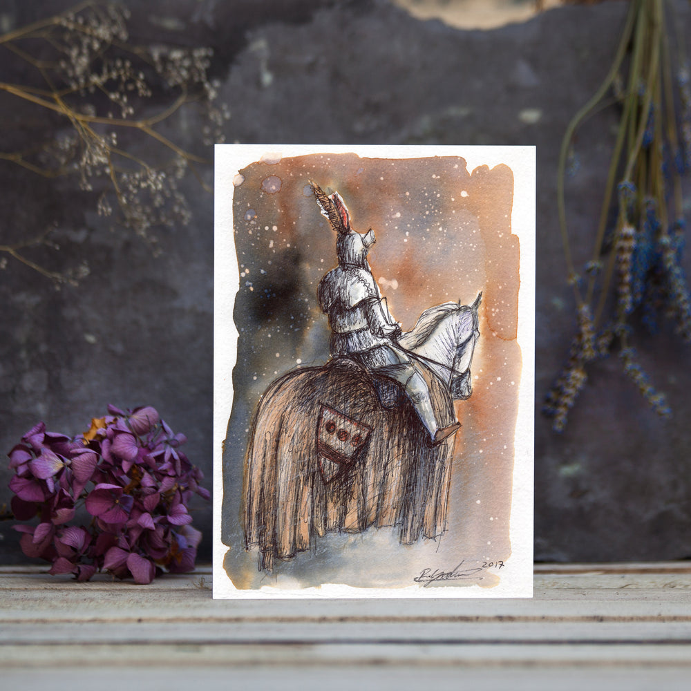 Snowy Knight - Art Card