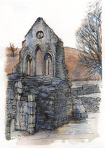 Valle Crucis Abbey, Wales - Art Card